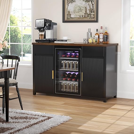 Wine Bar With Fridge Storage