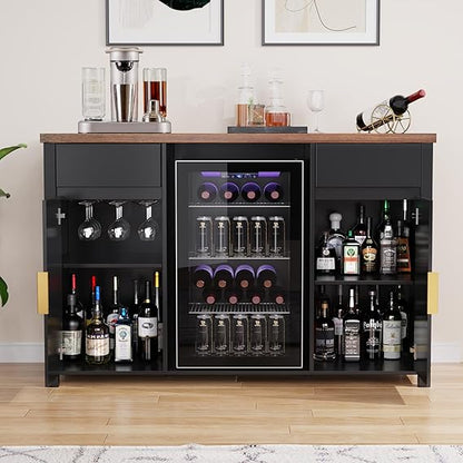 Wine Bar With Fridge Storage