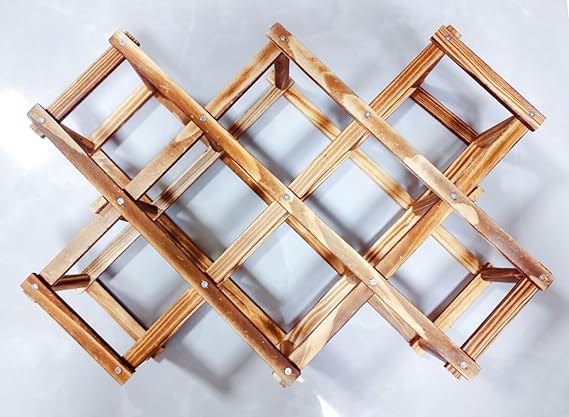 Freestanding Stackable Wine Rack Organizer for Countertop