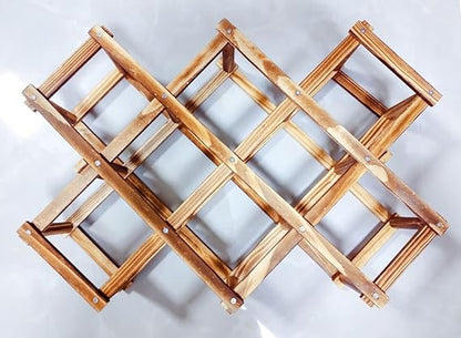 Freestanding Stackable Wine Rack Organizer for Countertop