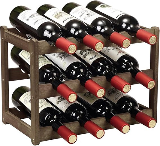 Bamboo Wine Rack, Sturdy and Durable Wine Storage