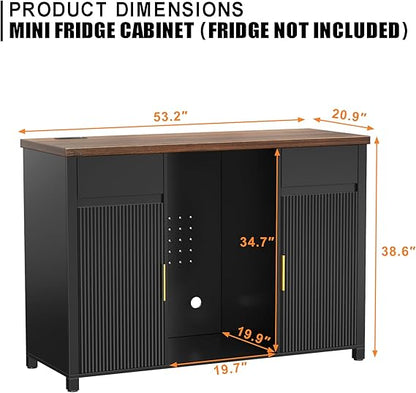 Wine Bar With Fridge Storage