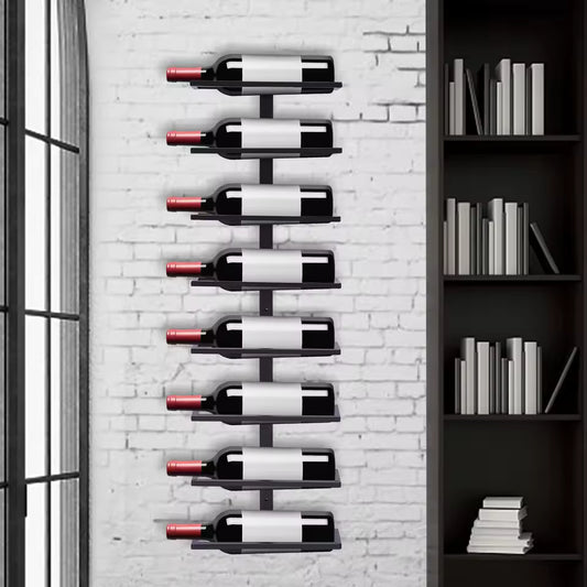 Makha 8 Bottle Wrought Iron Wine Rack