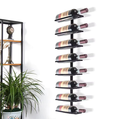 Makha 8 Bottle Wrought Iron Wine Rack