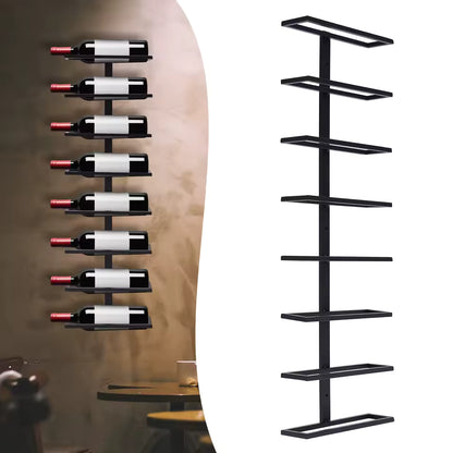 Makha 8 Bottle Wrought Iron Wine Rack